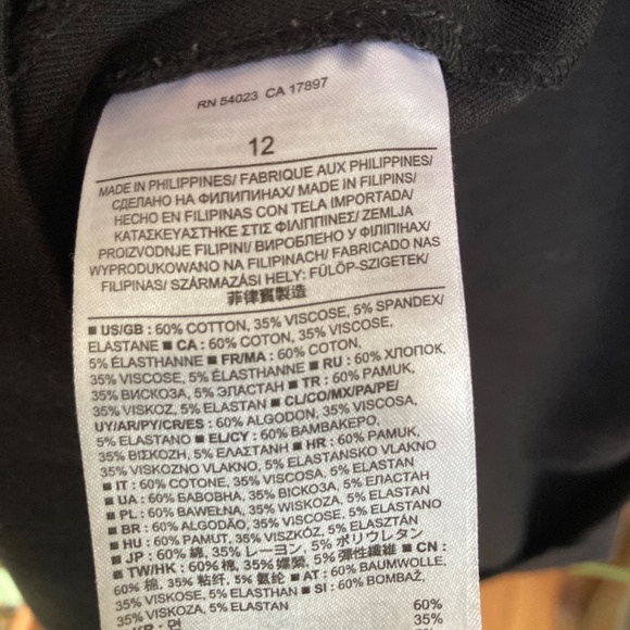 Banana republic black and white size 12 dress shift vneck - Picture 3 of 9